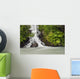 A Cascading Waterfall Flows Into Granite Creek Wall Mural