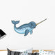 Narwhal Cartoon Wall Decal