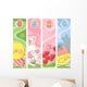 Easter Banners Wall Decal Sticker Set