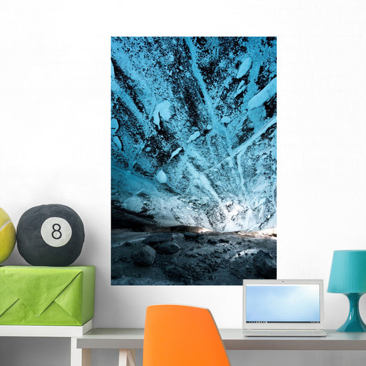 Ice Cave Inside The Clear Creek Glacier Wall Mural