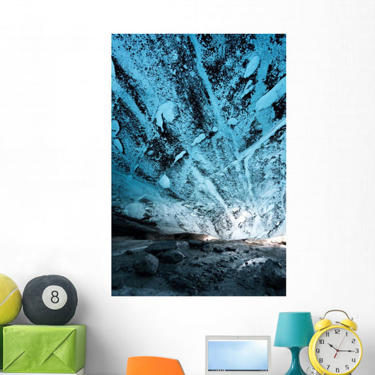 Ice Cave Inside The Clear Creek Glacier Wall Mural