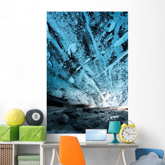 Ice Cave Inside The Clear Creek Glacier Wall Mural