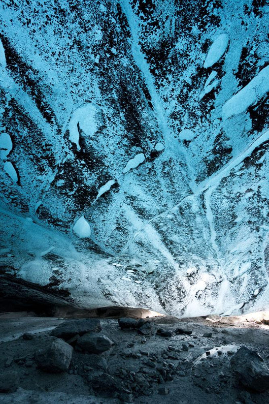 Ice Cave Inside The Clear Creek Glacier Wall Mural