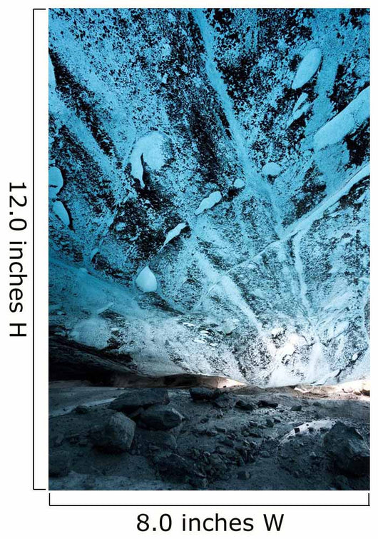 Ice Cave Inside The Clear Creek Glacier Wall Mural