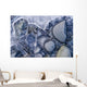 Close Up Of Small Rocks Frozen In Ice Wall Mural