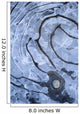 Ice Detail In Frozen Creek Wall Mural