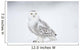 Snowy Owl On Snow, Saint-Barthelemy, Quebec, Canada, Winter Wall Mural