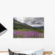 View Of Fireweed Blooms In Turnagain Pass Wall Mural