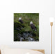 Portrait Of Two Bald Eagles Resting On A Cliff In Kukak Bay Wall Mural