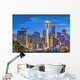 Seattle Washington Usa Skyline & Space Needle Wall Decal