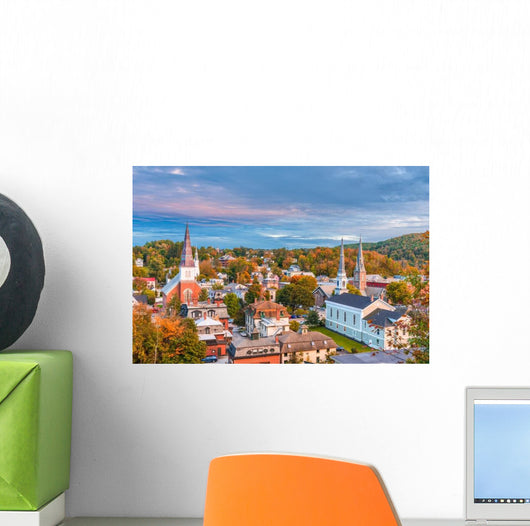 Montpelier Vermont Usa Skyline Wall Decal