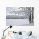 View Of Snow Covered Cheney Lake On A Winter Afternoon Wall Mural
