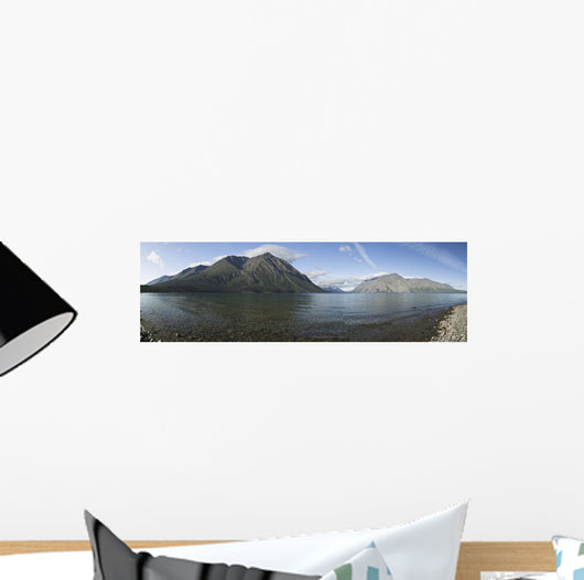 Panoramic Of Kathleen Lake Including The Kings Throne Mountain Wall Mural