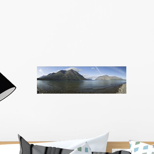 Panoramic Of Kathleen Lake Including The Kings Throne Mountain Wall Mural