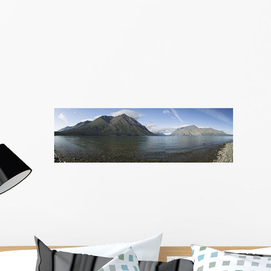 Panoramic Of Kathleen Lake Including The Kings Throne Mountain Wall Mural