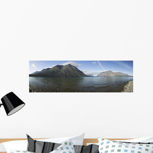 Panoramic Of Kathleen Lake Including The Kings Throne Mountain Wall Mural