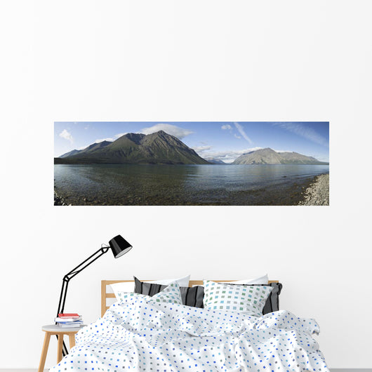 Panoramic Of Kathleen Lake Including The Kings Throne Mountain Wall Mural