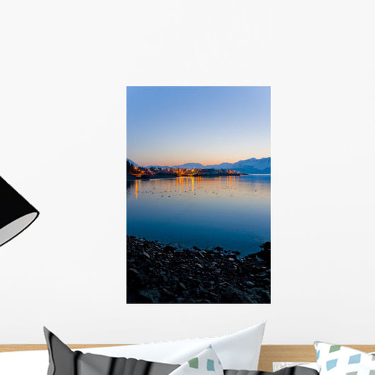 Sunrise over Lights Seward Wall Decal 1