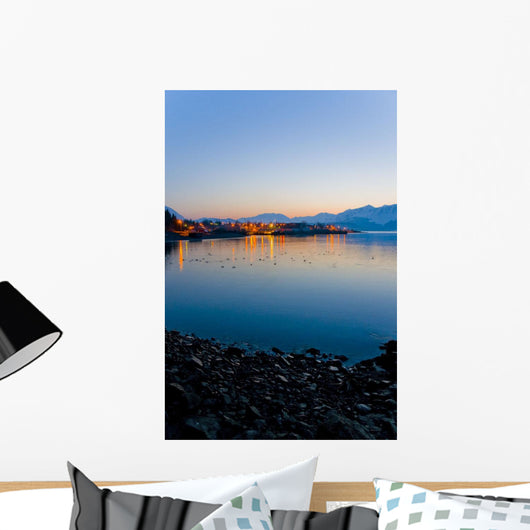Sunrise over Lights Seward Wall Decal 1