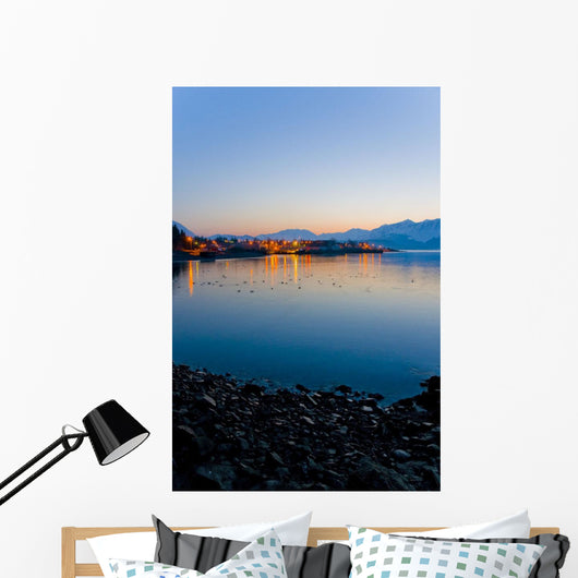 Sunrise over Lights Seward Wall Decal 1