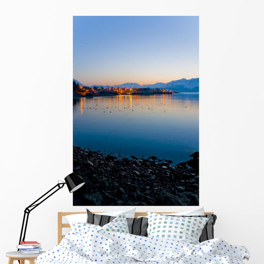Sunrise over Lights Seward Wall Decal 1
