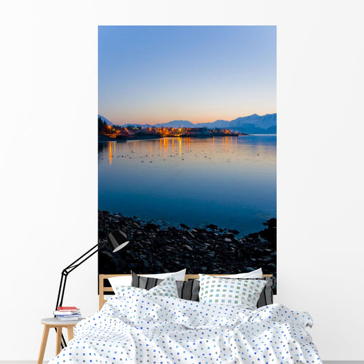 Sunrise over Lights Seward Wall Decal 1