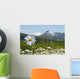 Up Chocolate Lily Blooms Wall Decal