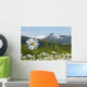 Up Chocolate Lily Blooms Wall Decal