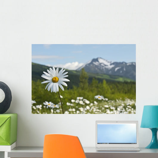 Up Chocolate Lily Blooms Wall Decal