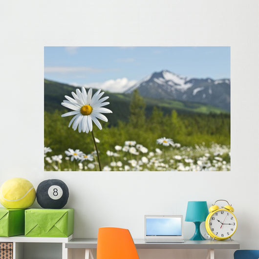 Up Chocolate Lily Blooms Wall Decal