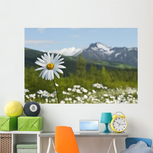 Up Chocolate Lily Blooms Wall Decal