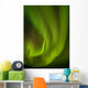 View Of Aurora Borealis Dancing Above Noatak River Wall Mural
