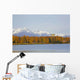Float Plane Taking Off From Lake Lucille In Wasilla, Sc, Alaska Wall Mural