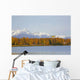 Float Plane Taking Off From Lake Lucille In Wasilla, Sc, Alaska Wall Mural