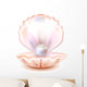 Realistic Pearl Sea Shell Wall Decal