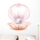 Realistic Pearl Sea Shell Wall Decal