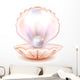 Realistic Pearl Sea Shell Wall Decal