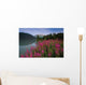Fireweed Along Shore Of Kenai Lake Summer Kp Alaska Wall Mural