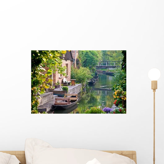 Boats Spreewald Wall Decal
