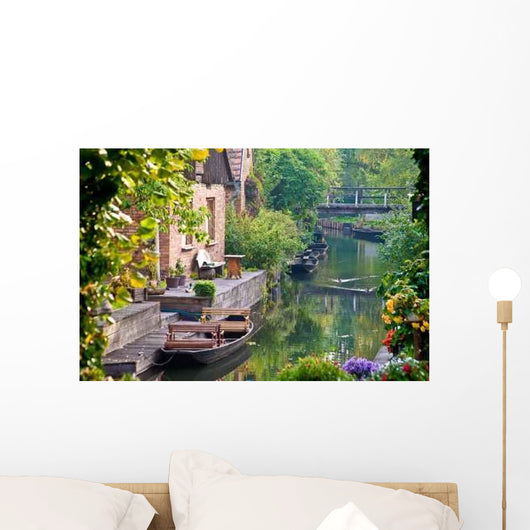 Boats Spreewald Wall Decal