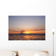 Ash Cloud Rises From Mt Redoubt At Sunset During Low Tide Wall Mural