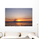 Ash Cloud Rises From Mt Redoubt At Sunset During Low Tide Wall Mural