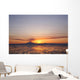 Ash Cloud Rises From Mt Redoubt At Sunset During Low Tide Wall Mural