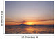 Ash Cloud Rises From Mt Redoubt At Sunset During Low Tide Wall Mural