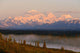 Mt Mckinley Reflected In Small Lake At Sunrise In Broad Pass Wall Mural