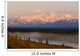 Mt Mckinley Reflected In Small Lake At Sunrise In Broad Pass Wall Mural