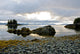 Scenic View Of The The Sun Setting Over Prince William Sound Wall Mural