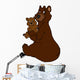 Mother Child Grizzly Brown