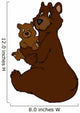 Mother Child Grizzly Brown