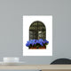 Blue Azaleas Window Wall Decal